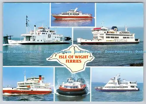 D317279 Isle of Wight. Fähren. Jarrold. Norwich. Nahe. Multi View