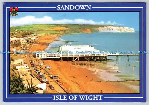 D317280 Isle of Wight. Sandown. Postkarte der Serie Bay. G. Dean and Co. Ltd