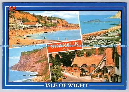 D317282 Schaftklin. I.O.W. Isle of Wight. Postkarte der Serie Bay. G. Dean und C