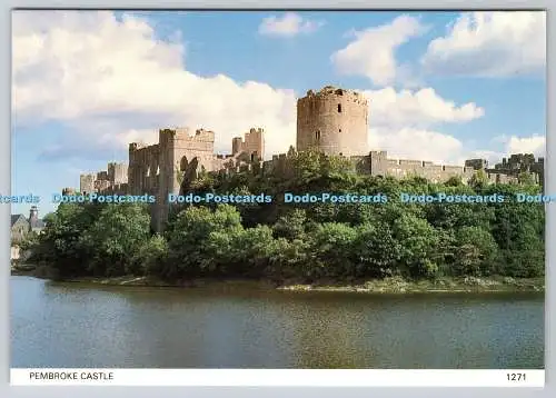 D314474 Pembroke Castle. Pembrokeshire Eye Postkarten. Haverfordwest. Haven Colou