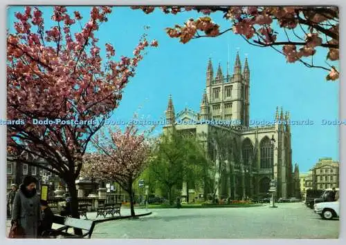 D314476 England. Bath Abbey. Ansichtskarte Harvey Barton. England. PM. Woodstock. 196