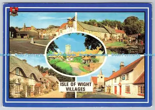 D317298 Isle of Wight. Dörfer. Postkarte der Serie Bay. G. Dean and Co Ltd. Sa