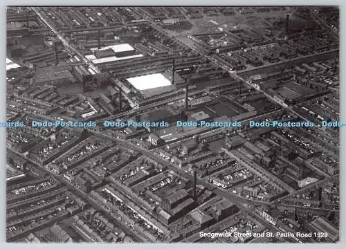 D314484 Sedgewick Street und St. Pauls Road. 1929. Postkarte