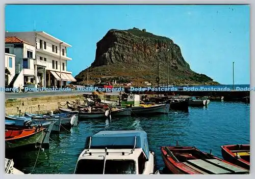 D314486 Monemvasia. Malerische Ansicht. B. Isaias. Athen. Griechenland. Postkarte