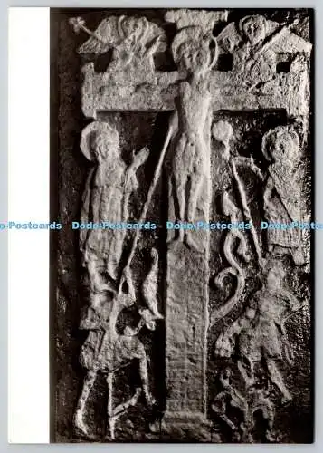 D322536 Romsey Abbey. Hampshire. Geschnitzte Tafel der Kreuzigung. Edwin Smith. H