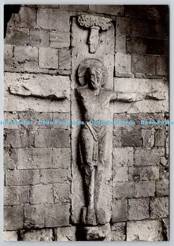 D322537 Romsey Abbey. Hampshire. Das sächsische Stamm. Edwin Smith. Hamry. GF. Gordon
