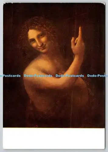 D322546 Leonard Da Vinci. Saint Jean Baptiste. Musee du Louvre. Les Editions Nom