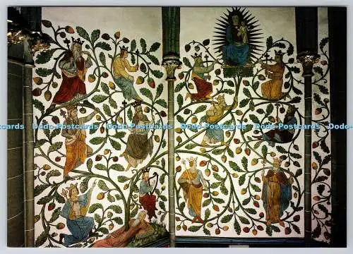 D317315 Stammbaum Jesu. Pfarrkirche St Laurentius. Ahrweiler. Warlich. W. Merten