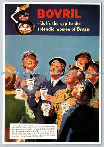 D322550 BOVRIL. Zieht die Kappe den prächtigen Frauen Großbritanniens ab. Postkarte