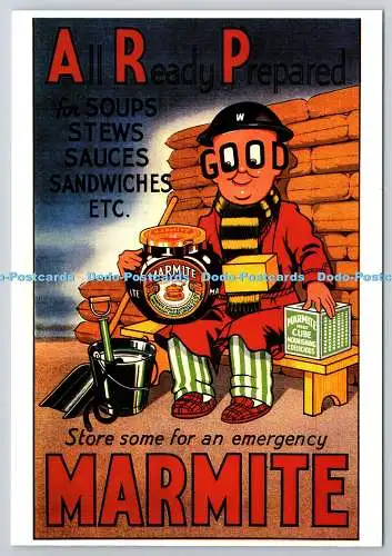 D322560 Lagern Sie einige für einen Notfall-MARMITE. Postkarte