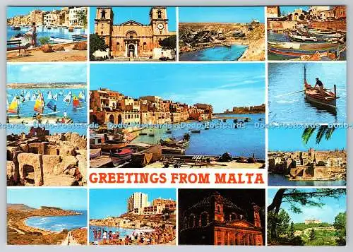 D313530 Malta. Sunshine Island. Perfecta Advertising Ltd. P. Multi View