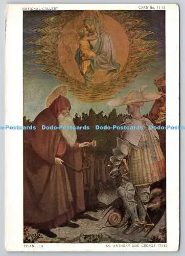 D322567 Pisanello. SS. Anthony und George. Nationalgalerie. Waterlow and Sons L