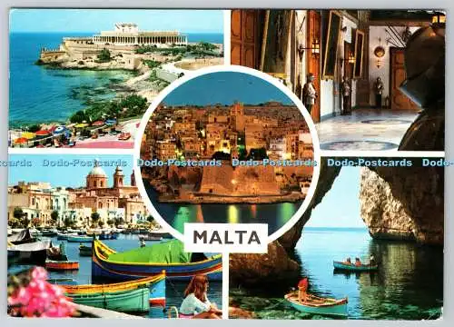 D313531 Malta. Kathedrale Bibliothek Sliema. Interprint Ltd. Multi View