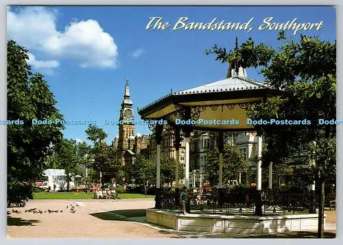 D314518 England. Southport. Bandstand. Rob Beighton. John Hinde. Redruth. Postca