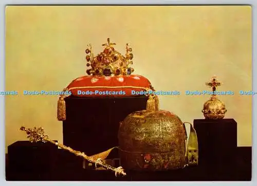D313543 Praha. Krönungsjuwelen der Tschechischen Kong Krone. Stanislav Suk. Tisk Severo