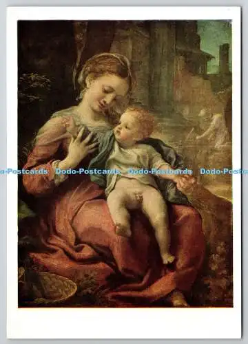 D322600 Antonio Allegri da Correggio. Madonna vom Korb. Nationalgalerie. T