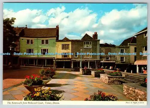 D314559 Devon. Totnes. Butterwalk von Birdwood Court. E. Nagele. F. R. P. S. Jo