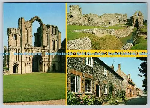 D314561 Norfolk. Castle Acre. J. Salmon. Sevenoaks. Postkarte Kamerafarbe. Engla