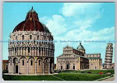 D313579 Pisa. Der Domplatz mit den wichtigsten Denkmälern. G. S. Stab. Ora
