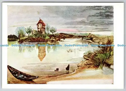 D317387 Weiherhauschen. Albrecht Dürer. Fink Künstlerpostkarte Emil Fink Verlag.