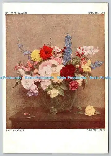 D322621 Fantin Latour. Blumen. Nationalgalerie. Treuhänder von Waterlow and Sons
