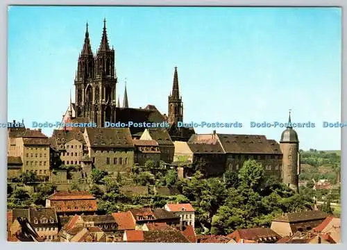 D313587 Meissen. Panorama der Burg. Tisk Severografia Decin