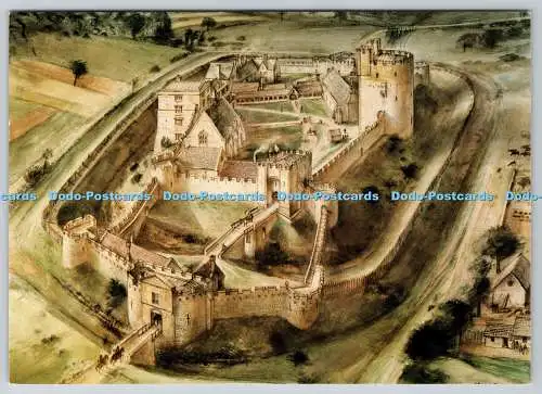 D317395 Mit Blick auf die attraktive Marktstadt Helmsley. Alan Sorrell Show. E