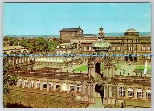 D313590 Dresden. Zwinger. Helzel. VEB Bild und Heimat. Billhardt. Reichenbach i.