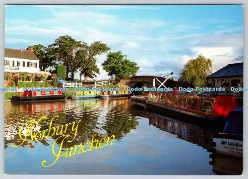 D317397 Norbury Junction. Halten Sie am Shropshire Union Canal. Douglas M. Smith.