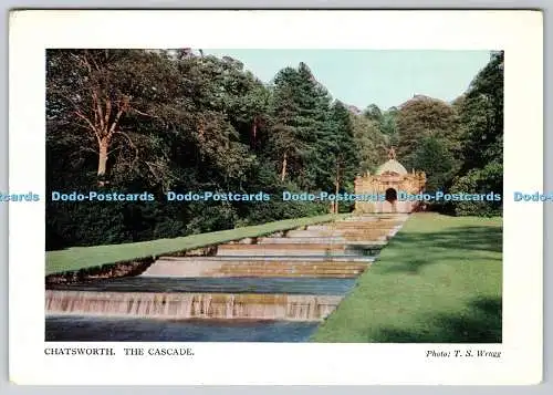 D313609 Chatsworth. Die Kaskade. English Life Publications Ltd. Derby. T.S. Wra