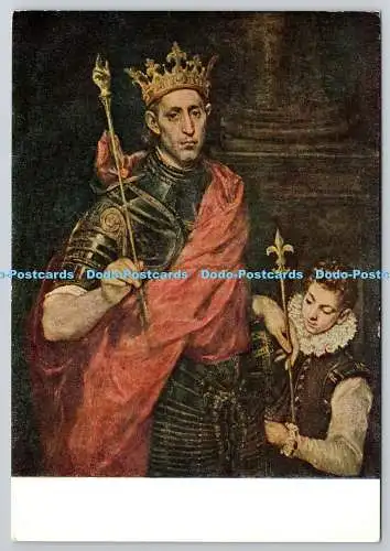 D322646 Domenico Theotocopuli dit Le Greco. Saint Louis. Musee du Louvre. Editio