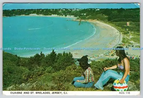D314599 Kanalinseln. Jersey. Ouaisne und St. Brelades. Farbproduktion. A.
