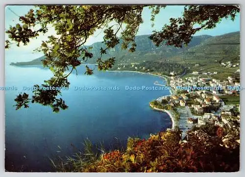 D313624 Gardasee. Gesamtansicht des Golfs und des Point S Vigilio. Brunner und Co. Co.