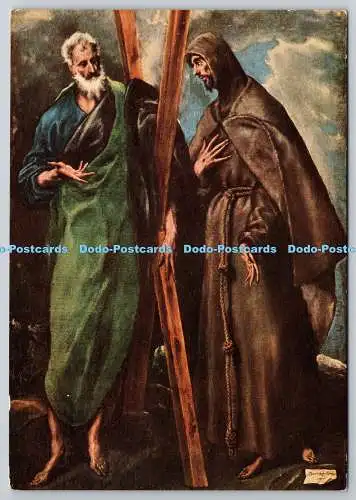 D322682 Dominicos Theotocopuli dit Le Greco. Saint Andre et Saint Francois. Muse