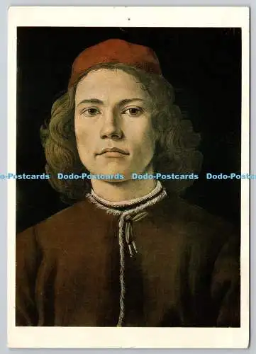 D322690 Sandro Boticelli. Porträt eines jungen Mannes. Nationalgalerie. Für Treuhänder