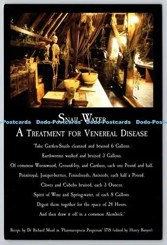 D322720 Schneckenwasser. Eine Behandlung von Geschlechtskrankheiten. Rezept von Dr. Richard Mead