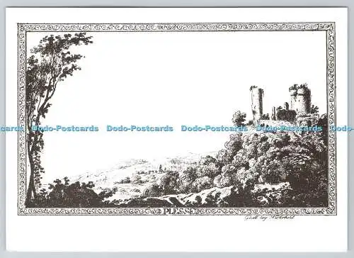 D314712 Deutschland. Ruine Plesse bei Göttingen. Vintage Karte