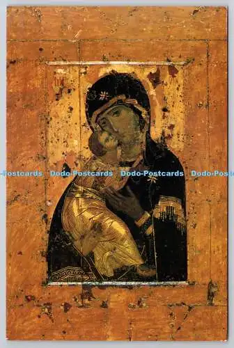 D322762 Unsere Liebe Frau von Wladimir. Konstantinopel. Staatliche Tretjakow-Galerie. Russland