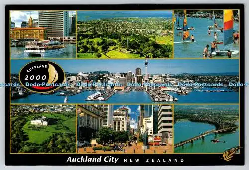 D313726 Auckland City. The New Zealand Souvenir Co Ltd. Hastings. N.Z. 2001. Mu
