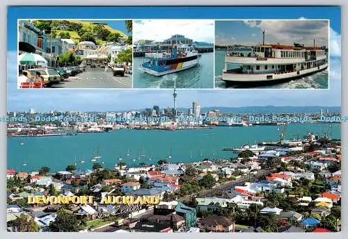 D313727 Devonport. Auckland. North Shore. Neuseeland. Tiki Postkarte. Bildlich