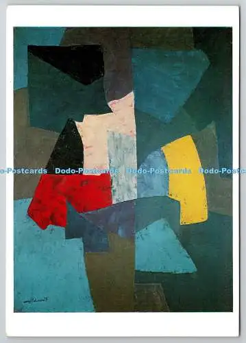 D322767 Serge Poliakoff. Abstrakte Komposition. Tate Gallery. Fine Art Graveure