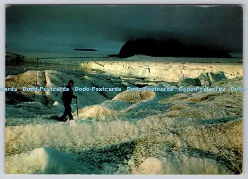 D317561 Norwegen. Spitzbergen. Spitzbergen. Kings Glacier und Mount Collet Abend. H