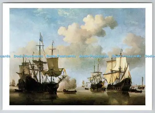 D319161 The Wallace Collection. Ein niederländischer Kriegsgruß. Willem Van de Velde