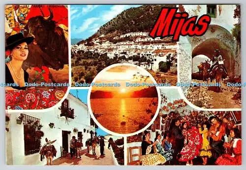 D313758 Mijas. Postales Costa del Sol. PM Torremolinos Malaga. Multi View