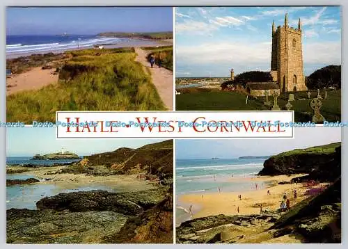 D317569 West Cornwall. Hayle. J. Salmon. Sevenoaks. Postkarte Kamerafarbe. Engla