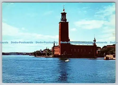 D317570 Schweden. Stockholm. Rathaus. Europostkarte. Bremen. Deutschland