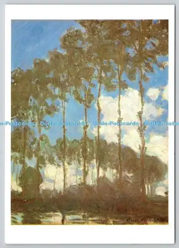 D322796 Claude Monet. Pappeln auf der Epte. Tate Gallery. Nationale Kunstsammlung