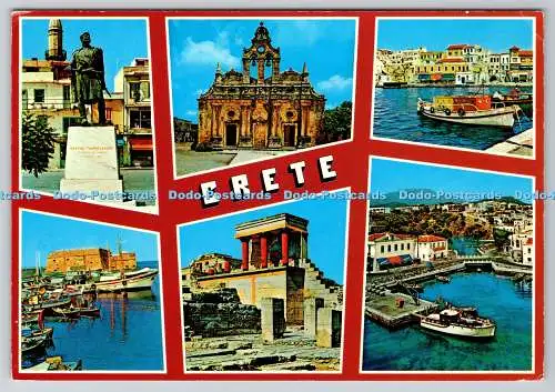 D313759 Kreta. M. Toumbis. Postkarte. Multi View