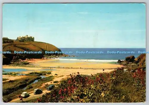 D313762 Poldhu Cove. Nahe Pfosten. D. E. M. Thomas. Penhallow. Truro. Ein Cornish