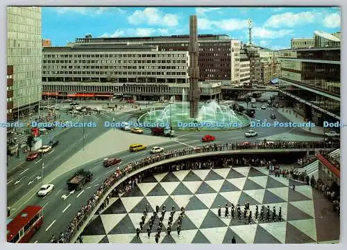 D317575 Schweden. Stockholm. Segerl Platz gegen Hamngatan. Ehrlings Vyer. N. 66.